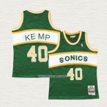 Shawn Kemp NO 40 Camiseta Nino Seattle SuperSonics Retro Historic Verde