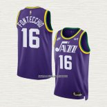 Simone Fontecchio NO 16 Camiseta Utah Jazz Classic 2023-24 Violeta