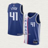 Trey Lyles NO 41 Camiseta Sacramento Kings Ciudad 2023-24 Azul