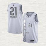 Aaron Wiggins NO 21 Camiseta Oklahoma City Thunder Ciudad 2021-22 Blanco