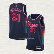 Ben Paul Millsap NO 31 Camiseta Philadelphia 76ers Ciudad 2021-22 Azul