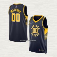 Bennedict Mathurin NO 00 Camiseta Indiana Pacers Icon 2022-23 Azul