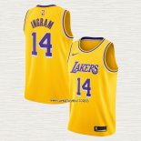 Brandon Ingram NO 14 Camiseta Los Angeles Lakers Icon Amarillo