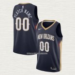 Camiseta New Orleans Pelicans Personalizada Icon Azul