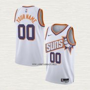 Camiseta Phoenix Suns Personalizada Association 2023-24 Blanco