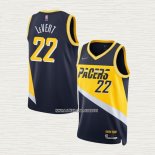 Caris LeVert NO 22 Camiseta Indiana Pacers Ciudad 2021-22 Azul