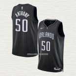 Cole Anthony NO 50 Camiseta Orlando Magic Ciudad 2022-23 Negro