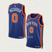 Donte Divincenzo NO 0 Camiseta New York Knicks Ciudad 2023-24 Azul