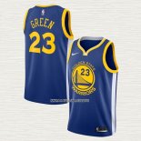 Draymond Green NO 23 Camiseta Golden State Warriors Icon 2018 Azul