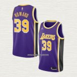 Dwight Howard NO 39 Camiseta Los Angeles Lakers Statement 2021-22 Violeta