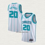 Gordon Hayward NO 20 Camiseta Charlotte Hornets Association 2020-21 Blanco