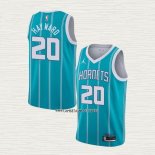 Gordon Hayward NO 20 Camiseta Charlotte Hornets Icon 2020-21 Verde