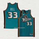 Grant Hill NO 33 Camiseta Detroit Pistons Classic 2022-23 Verde