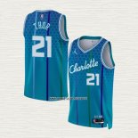 JT Thor NO 21 Camiseta Charlotte Hornets Ciudad 2021-22 Azul