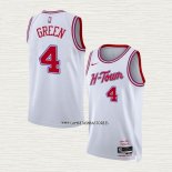 Jalen Green NO 4 Camiseta Houston Rockets Ciudad 2023-24 Blanco