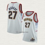 Jamal Murray NO 27 Camiseta Denver Nuggets Ciudad 2022-23 Blanco