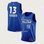 James Harden NO 13 Camiseta Brooklyn Nets All Star 2021 Azul