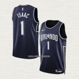 Jonathan Isaac NO 1 Camiseta Orlando Magic Ciudad 2023-24 Azul