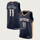 Jrue Holiday NO 11 Camiseta New Orleans Pelicans Icon 2020-21 Azul
