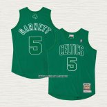 Kevin Garnett NO 5 Camiseta Boston Celtics Mitchell & Ness 2012 Verde