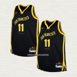 Klay Thompson NO 11 Camiseta Nino Golden State Warriors Ciudad 2023-24 Negro