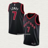 Kyle Lowry NO 7 Camiseta Toronto Raptors Statement 2020-21 Negro