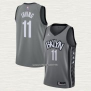 Kyrie Irving NO 11 Camiseta Brooklyn Nets Statement 2020-21 Gris