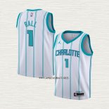 LaMelo Ball NO 1 Camiseta Nino Charlotte Hornets Association 2022-23 Blanco