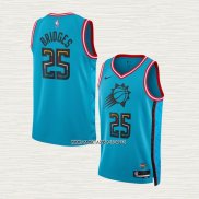 Mikal Bridges NO 25 Camiseta Phoenix Suns Ciudad 2022-23 Azul