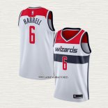 Montrezl Harrell NO 6 Camiseta Washington Wizards Association 2020-21 Blanco