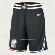 Pantalone Los Angeles Clippers Ciudad 2022-23 Negro