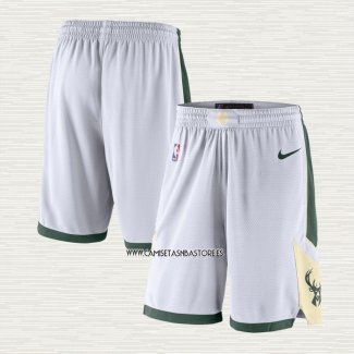 Pantalone Milwaukee Bucks 2019 Blanco