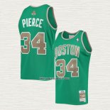 Paul Pierce NO 34 Camiseta Boston Celtics Mitchell & Ness 2007-08 Verde