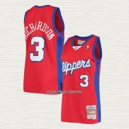 Quentin Richardson NO 3 Camiseta Los Angeles Clippers Mitchell & Ness 2000-01 Rojo