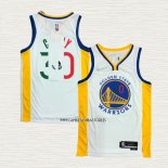 Stephen Curry NO 30 Camiseta Golden State Warriors Slam Dunk Special Mexico Edition 2022 Blanco