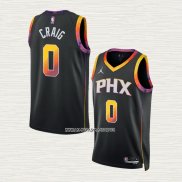Torrey Craig NO 0 Camiseta Phoenix Suns Statement 2022-23 Negro