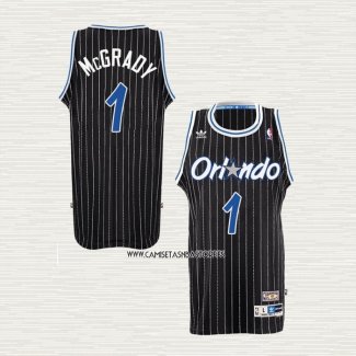Tracy McGrady NO 1 Camiseta Orlando Magic Retro Negro2