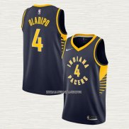 Victor Oladipo NO 4 Camiseta Indiana Pacers Icon Azul