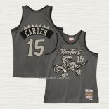 Vince Carter NO 15 Camiseta Toronto Raptors Mitchell & Ness 1994-95 Gris