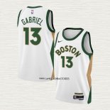 Wenyen Gabriel NO 13 Camiseta Boston Celtics Ciudad 2023-24 Blanco