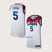 Zach LaVine NO 5 Camiseta USA 2021 Blanco