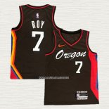 Brandon Roy NO 7 Camiseta Portland Trail Blazers Ciudad 2020-21 Marron