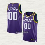 Camiseta Utah Jazz Personalizada Classic 2023-24 Violeta