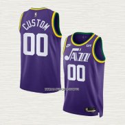 Camiseta Utah Jazz Personalizada Classic 2023-24 Violeta