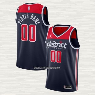 Camiseta Washington Wizards Personalizada Statement Azul