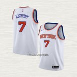 Carmelo Anthony NO 7 Camiseta Nino New York Knicks Association Blanco