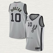 DeMar DeRozan NO 10 Camiseta San Antonio Spurs Statement 2019-20 Gris