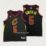 Dennis Smith Jr. NO 5 Camiseta Cleveland Cavaliers Statement 2020-21 Negro
