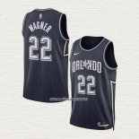 Franz Wagner NO 22 Camiseta Orlando Magic Ciudad 2023-24 Azul