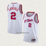 Jock Landale NO 2 Camiseta Houston Rockets Ciudad 2023-24 Blanco